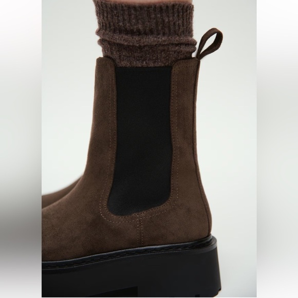 H&M Dark Brown Ankle Boots - Picture 3 of 7